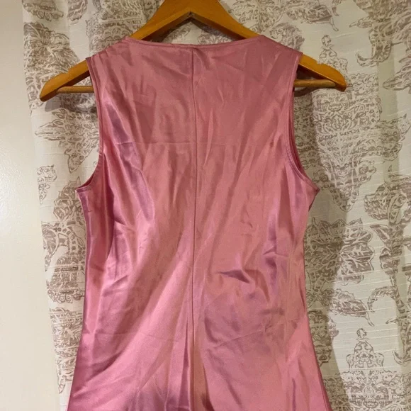 NWT Vintage Y2K J. Crew 100% Silk Cami Women’s size Small in Pink 2004 NEW OLD - Picture 8 of 8